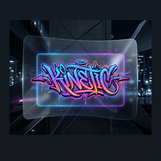 Preview de um tag graffiti neon